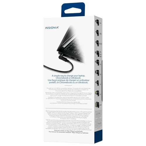 INSIGNIA 65W UNIVERSAL LAPTOP CHARGER - Image 5