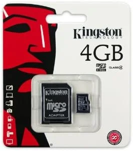 Kingston 4 GB micro SD Memory Card 4GB
