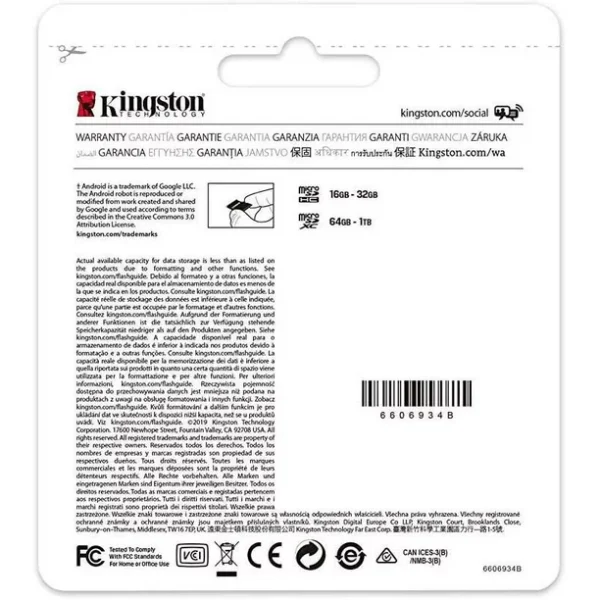 KINGSTON 64GB MEMORY CARD - Image 3
