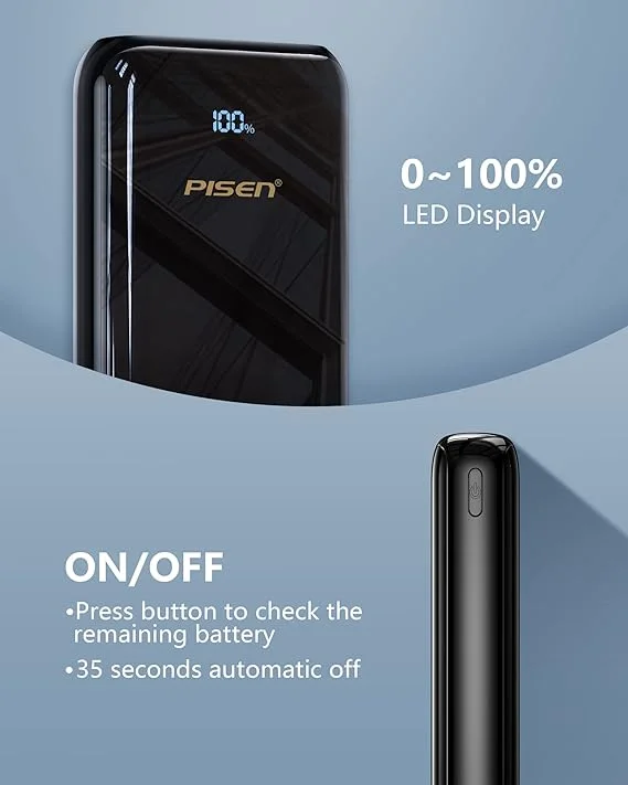 PISEN 10000mAh Power bank 20W PD – Image 3