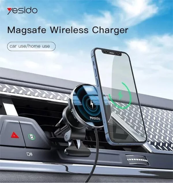 YESIDO C131 Wireless Car Charger – Image 3