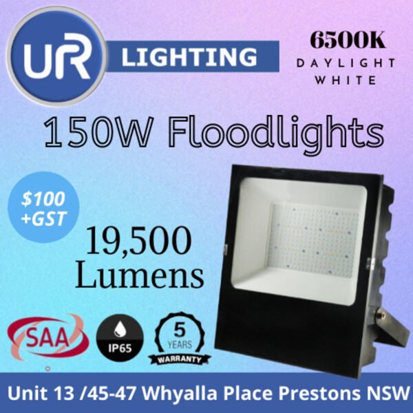 Tempered glass LED Floodlight LN-FLHL150 (150W) - Image 3