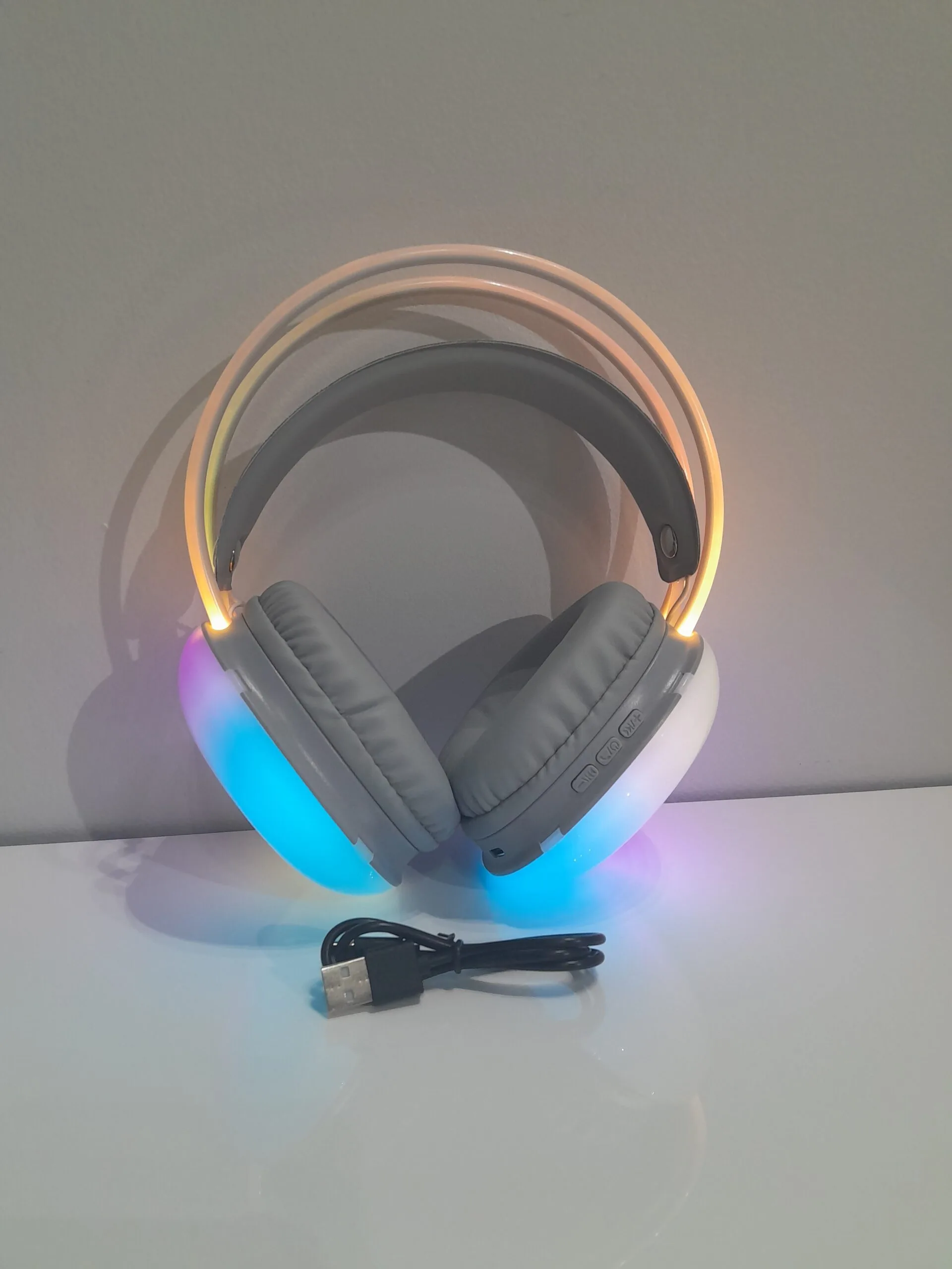 Bavin Disco Pulse Wireless Headphone with Built-in Mic and RGB Light, Bluetooth 5.3, BH-32 - Image 5