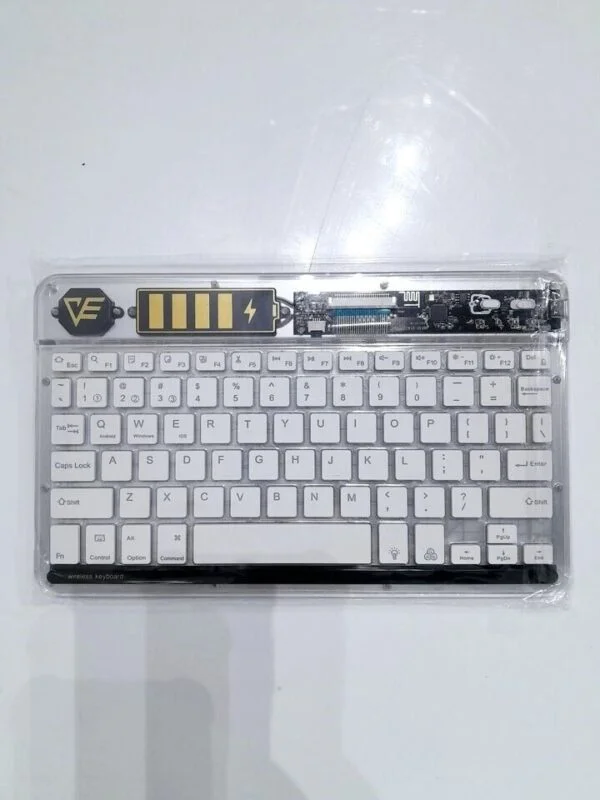 Keyboard -WiFi & Bluetooth Enabled - white, pink, blue, green ,black - Image 3
