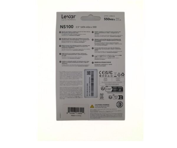 Lexar NS100 2.5" SATA 6Gb/s SSD - 512GB - Image 3