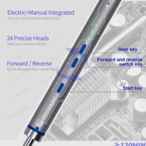 MECHANIC X-DRIVE Multifunctional Electric Manual Screwdriver Set: High Hardness Tool for Mobile Phone Disassembly and Repair