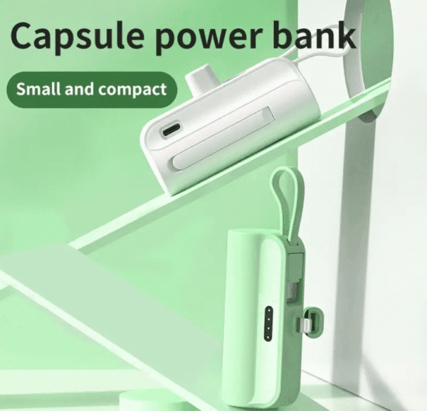 22.5W 5000mAh Power Bank – Portable Fast Charger with Flashlight & SD/TF Card Reader | Ultra-Compact Emergency Power for iPhone, Galaxy, Android | Gift Customization | Pink/Green/White/Black | Type-C Port - Image 7