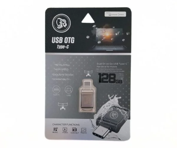 USB OTG TYPE-C 128GB - IOS, ANDRIOD, & COMPUTER COMPATIBLE - HIGHSPEED