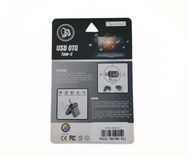 USB OTG TYPE-C 64GB, HIGH SPEED, IOS, ANDRIOD, AND COMPUTER COMPATIBLE - Image 2