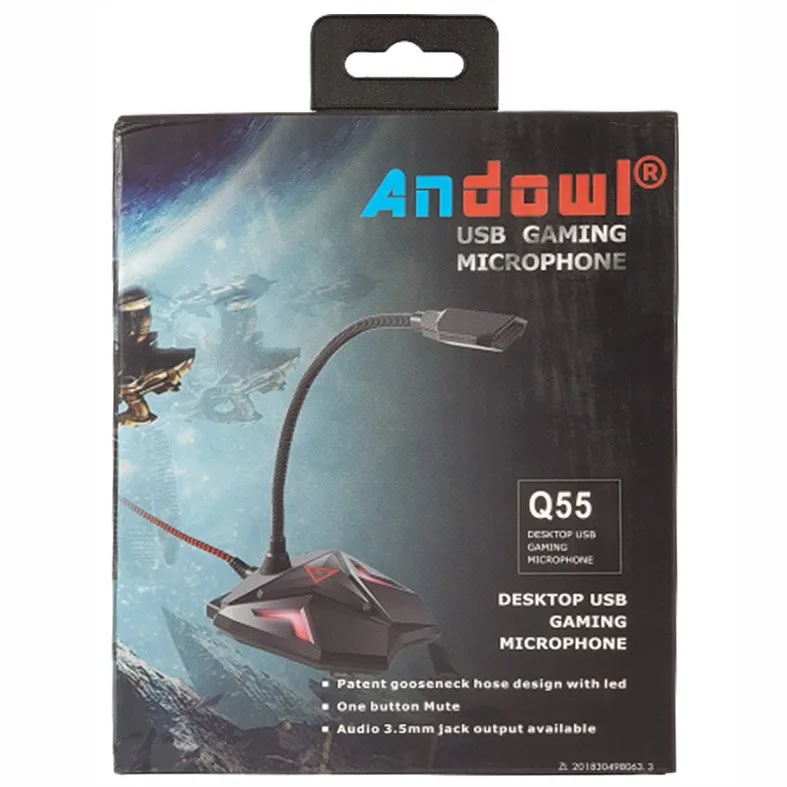 Gaming Microphone Q55 ANDOWL - BLACK - Image 5
