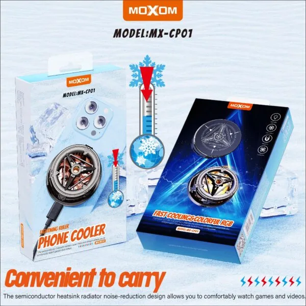 MOXOM MX-CP01 Magnetic Phone Cooler – Image 2