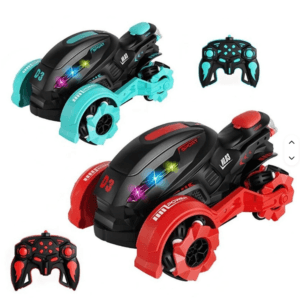 2.4GHz RC Stunt Motorcycle for Kids – 360° Spinning Drift Bike with Remote Control, Music, Spray Effect & Rechargeable Battery – Perfect Gift for Boys & Girls