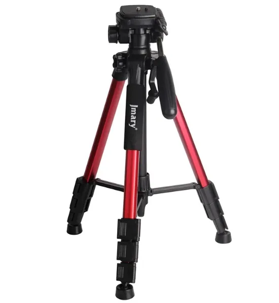 JMARY KP2254: Outdoor Photography Fill Light Tripod Stand for Cell Phones and SLR Cameras - 360 Rotation - Colors Black, Blue & Red