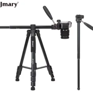 Alternative view of JMARY KP2274: Professional Camera Tripod with Horizontal Rotatable Center Column - Lightweight Travel Aluminum Stand, Black Color