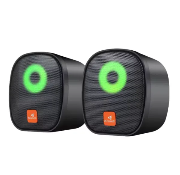 Kisonli X11: USB-Powered Portable Laptop Speakers with Wired Connectivity