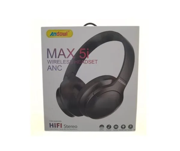 Andowl Max5i: Wireless Headset with ANC, Built-in Microphone, and HiFi Stereo - Image 3