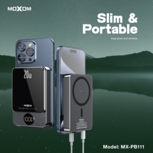 2 IN 1 PD20W MAGNETIC LCD 10000mAh POWERBANK - MX-PB111