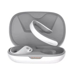 Wopow OWS03 Bluetooth 5.3 Wireless Earbuds – Open-Ear Stereo, Top Selling Comfort Fit, 30H Playtime, HD Mic for Calls/Sport/Gaming - (Black & White)
