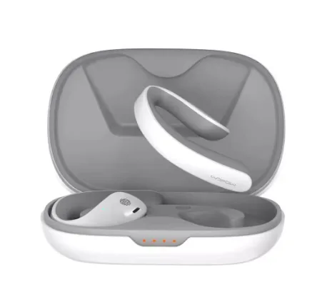 Wopow OWS03 Bluetooth 5.3 Wireless Earbuds – Open-Ear Stereo, Top Selling Comfort Fit, 30H Playtime, HD Mic for Calls/Sport/Gaming - (Black & White)