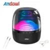 AndOwl Color Glaze Speaker V5.0 - Perfect Bluetooth Speaker for Parties, Travel & Home (Gift Ready)