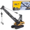 Die-Cast Metal Crane Truck Toy - 1/50 Scale Engineering Vehicle Model for Boys - Collector's Gift & Room Decoration