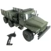 . Professional 1:16 Scale 6x6 RC Military Truck - Heavy Duty Remote Control Off-Road Vehicle with 2.4Ghz Controller