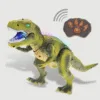 Realistic RC Dinosaur Toy - 2.4GHz Remote Control Walking Dino with Light-Up Eyes & Sound Effects