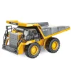 Heavy Duty RC Dump Truck Toy – 1/24 Scale Die-Cast Metal 2.4GHz 9CH Engineering Vehicle for Kids