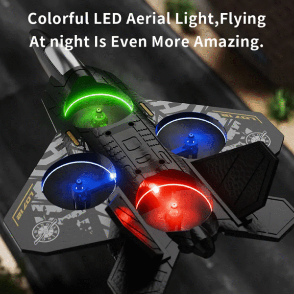 Fighter Super 4-Axis UAV RC Plane - 2.4GHz Waterproof Foam Jet Glider with Remote Control | R4S RCM Aircraft Toy - Image 3