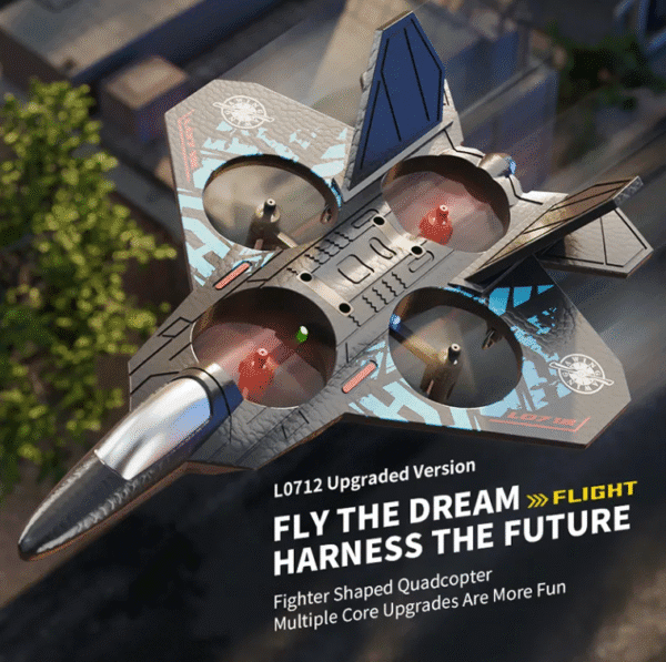 Fighter Super 4-Axis UAV RC Plane - 2.4GHz Waterproof Foam Jet Glider with Remote Control | R4S RCM Aircraft Toy - Image 4