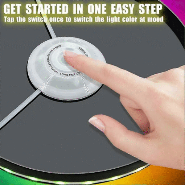 Glow in The Dark LED Flying Disc – 38 RGB Lights, 12 Modes, Rechargeable & Waterproof – Ultimate Outdoor Night Game for Adults & Kids - Image 4
