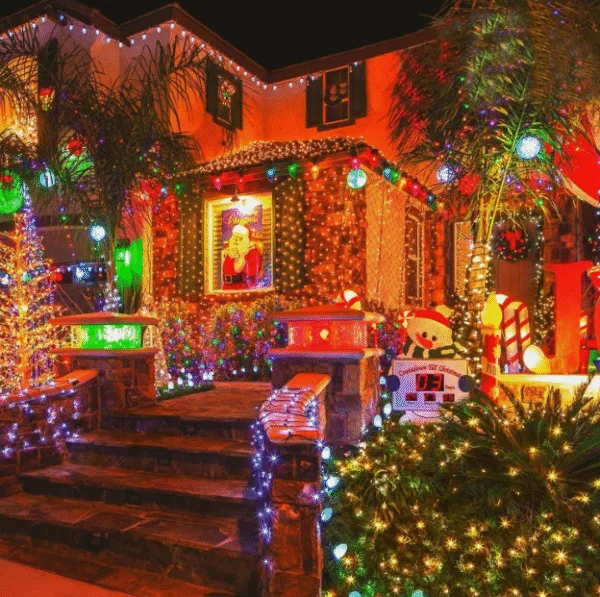 30FT LED Christmas String Lights - 8 Lighting Modes with End-to-End Plug (Extendable) - Fairy Lights for Indoor/Outdoor - Perfect for Tree, Home, Party (Choose White/Yellow/Blue/Red/Green) - Image 2