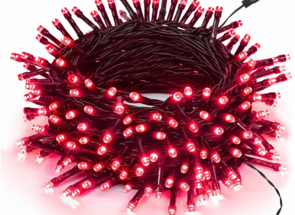 30FT LED Christmas String Lights - 8 Lighting Modes with End-to-End Plug (Extendable) - Fairy Lights for Indoor/Outdoor - Perfect for Tree, Home, Party (Choose White/Yellow/Blue/Red/Green) - Image 3
