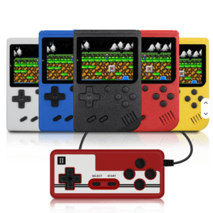 Retro Handheld Game Console with 500+ Built-in Classic Games, 3.0" LCD Portable Video Game Player, Rechargeable Battery, AV Output, Gift for Kids & Adults - Pink, Green, Grey, Blue, Yellow - Image 3