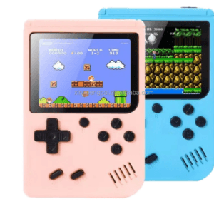 Retro Handheld Game Console with 500+ Built-in Classic Games, 3.0" LCD Portable Video Game Player, Rechargeable Battery, AV Output, Gift for Kids & Adults - Pink, Green, Grey, Blue, Yellow - Image 6
