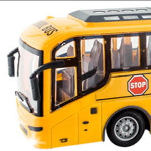 1:30 RC School Bus with LED Lights – Remote Control Toy for Kids - Image 5