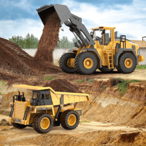 2.4GHz 9-Channel RC Wheel Loader 1:20 Scale | Construction Vehicle with Lights & Sound for Kids - Image 7
