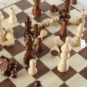 Magnetic Wooden Chess Set – Portable Folding Chess Board with Pieces, Ideal Gift for Adults & Kids - Image 5