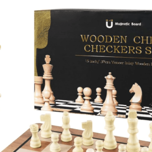 Magnetic Wooden Chess Set – Portable Folding Chess Board with Pieces, Ideal Gift for Adults & Kids - Image 7