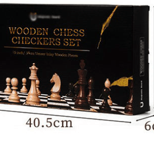 Magnetic Wooden Chess Set – Portable Folding Chess Board with Pieces, Ideal Gift for Adults & Kids - Image 6