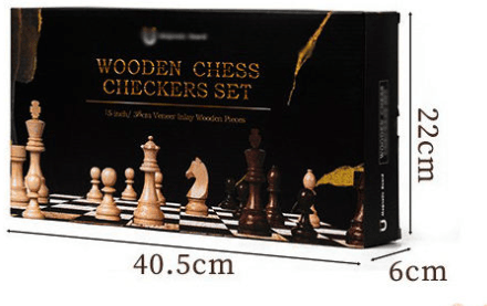 Magnetic Wooden Chess Set – Portable Folding Chess Board with Pieces, Ideal Gift for Adults & Kids - Image 6